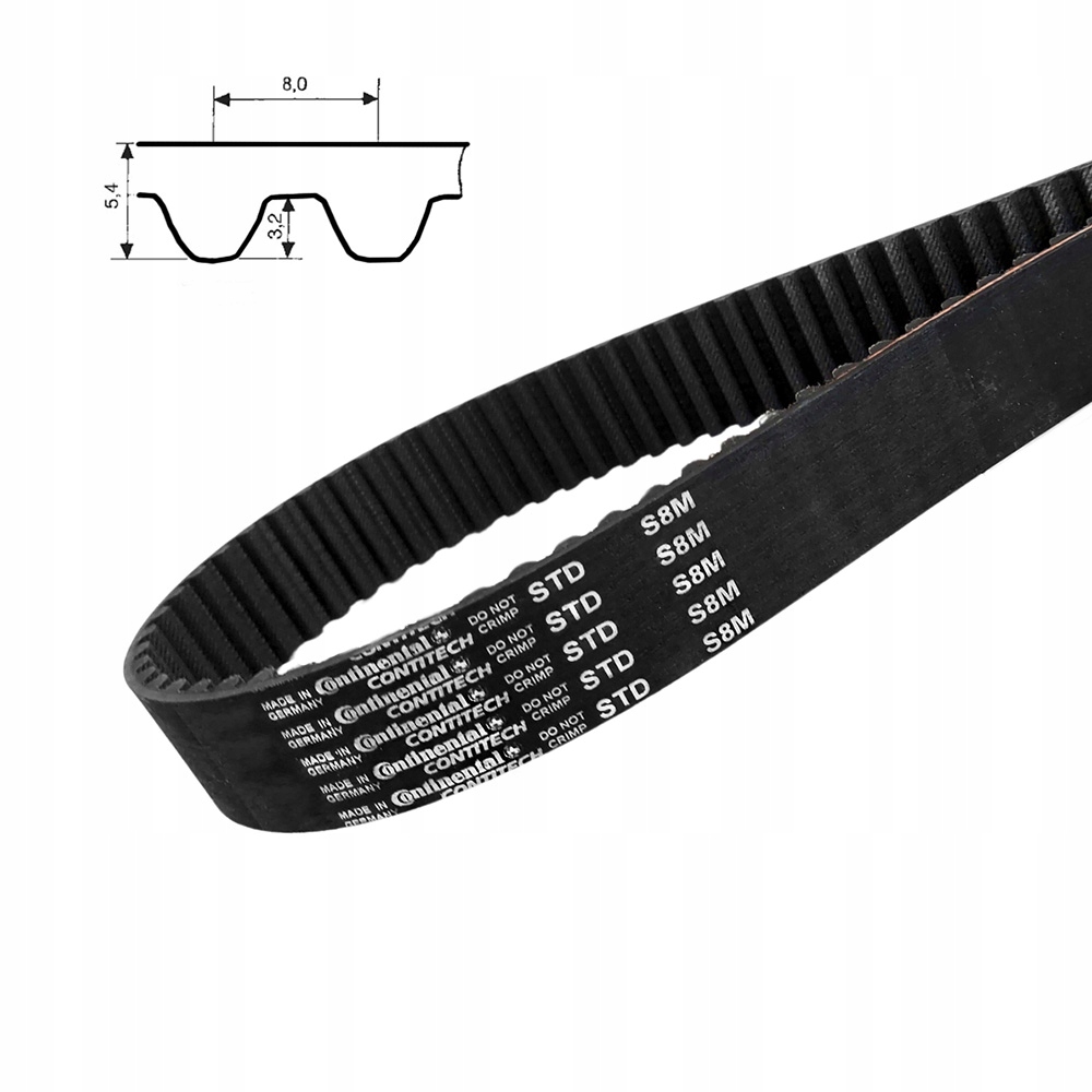 Ozubený remeň STD S8M 1032 šírka 40 mm CONTINENTAL 129 zubov